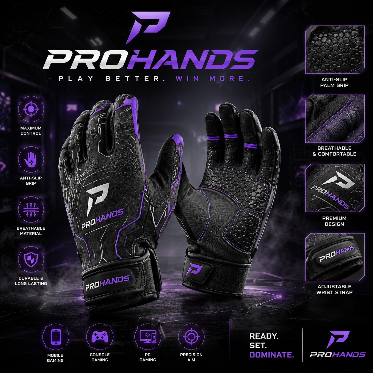 Featured Premium Gaming Gloves and Accessories